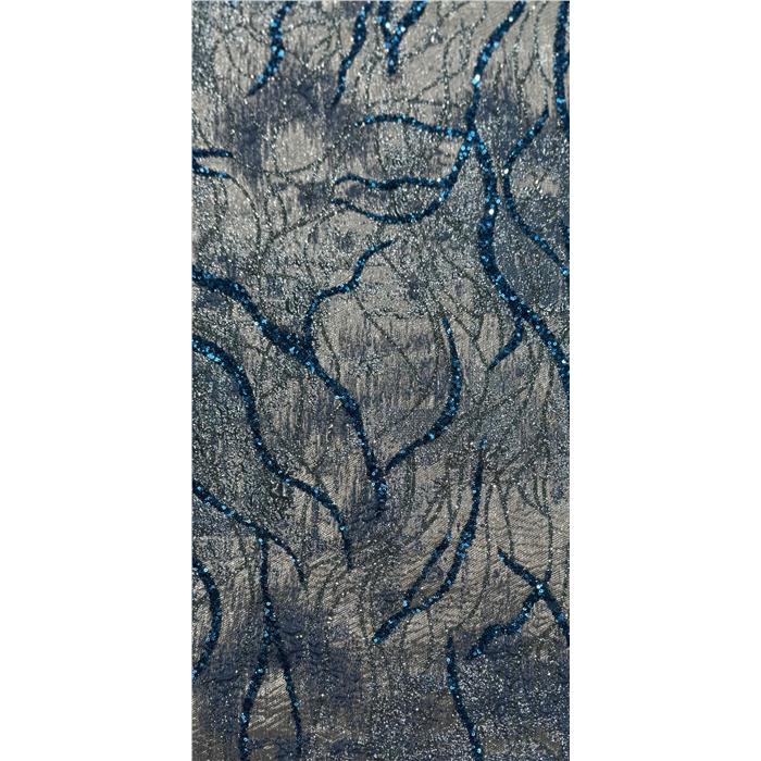 JACQUARD 10641 V.126-2660 LT BLUE GLIT.2mm SAX SEQ.