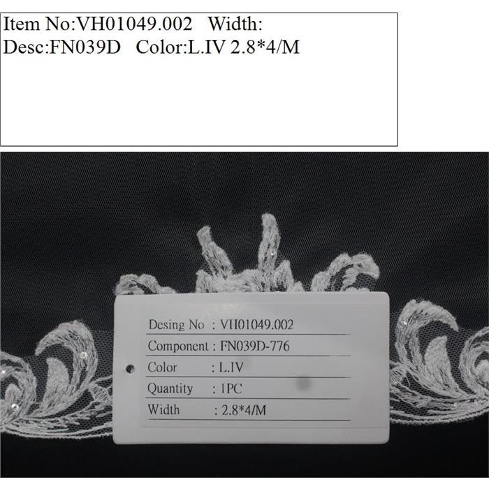 VELO SPOSA VH.01049.002 (2.8x4.0)